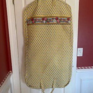 New Vera Bradley cotton garment bag, 24" X 24"
